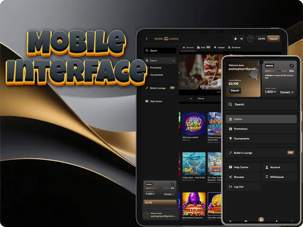 HarryCasino app